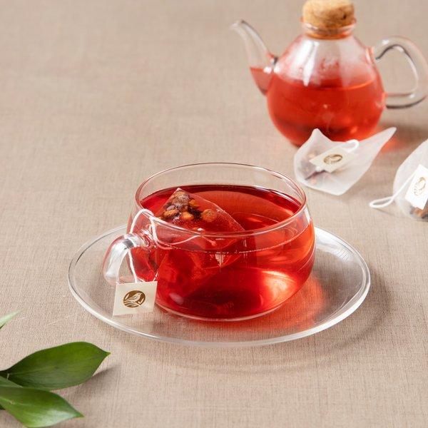 Hibiscus Apple Tea Herbal Tea Bag (1.2g x 20 Tea Bags) Herbal Tea, Blending Tea, Pyramid Tea Bags