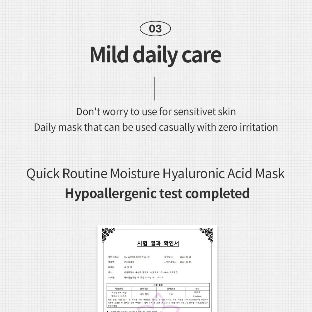 JM Solution Quick Routine Hyaluronic Acid Facial Mask Sheet 30 EA- 1day 1 Mask Pick and Quick Dispenser Type- Hyaluronic Acid-Vegan Certified Sheet for Dry Skin