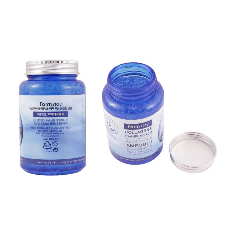 Farmstay Collagen n Hyaluronic Acid All in One Ampoule (250ml)