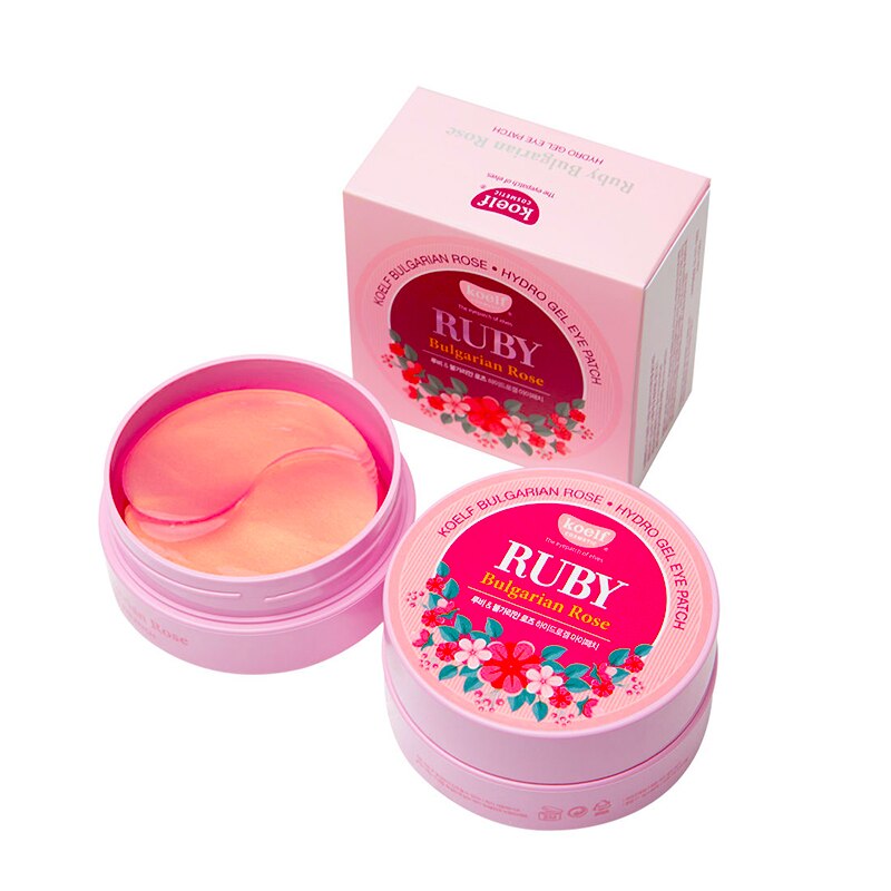 Koelf Ruby Bulgarian Rose Hydro Gel Eye Patch 60pcs/30pairs