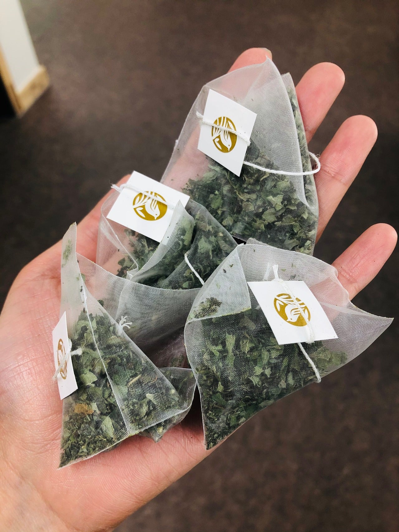 Lemon Balm Tea Bag (0.9g x 15 Tea Bags) Herbal Tea, Premium Lemon Balm Herb, Pyramid Tea Bags