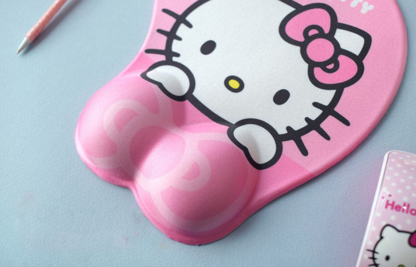 Cute Mouse Pad with Gel Wrist Protection Soft & Comfortable Mousepad for Computer, Laptop, Gaming & Office