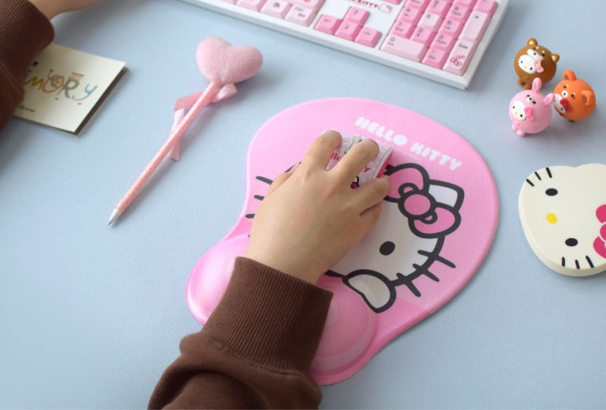 Cute Mouse Pad with Gel Wrist Protection Soft & Comfortable Mousepad for Computer, Laptop, Gaming & Office