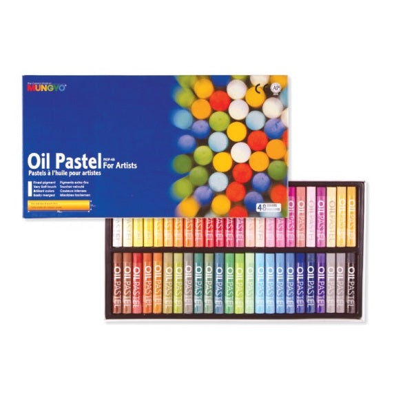 Mungyo Gallery Oil Pastels Cardboard Box Set - Assorted Colors (12, 24, 36, 48 Colors)