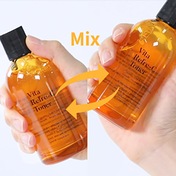 TIAM Vita Refre-C Toner, Pure Vitamin C, Vitamin E Toner (100ml 3.38 fl oz) Skin Care, Korea Cosmetic