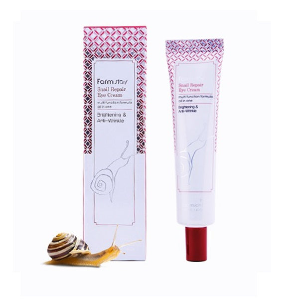 Farmstay Snail Repair Eye Cream (40g 1.41 oz) Brightening Anti Wrinkle