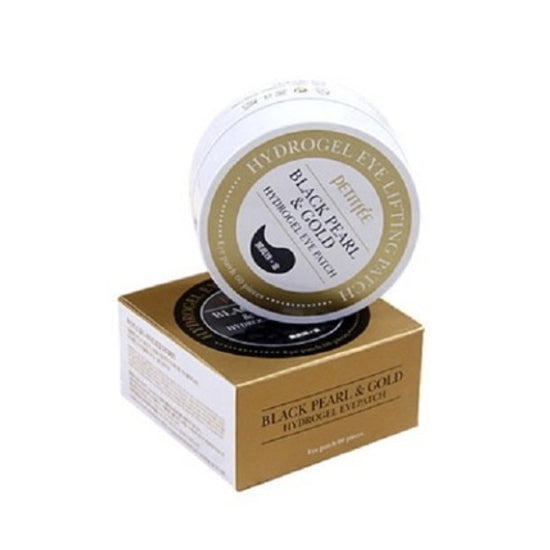 Petitfee Black Pearl & Gold Hydrogel Eye Patch 60 sheet Korea Cosmetic
