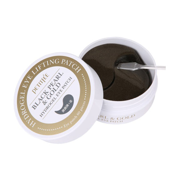 Petitfee Black Pearl & Gold Hydrogel Eye Patch 60 sheet Korea Cosmetic