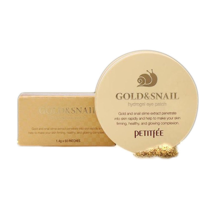 Petitfee Black Pearl + Gold & Snail + Gold Hydrogel Eye Patch SET Korea Cosmetic