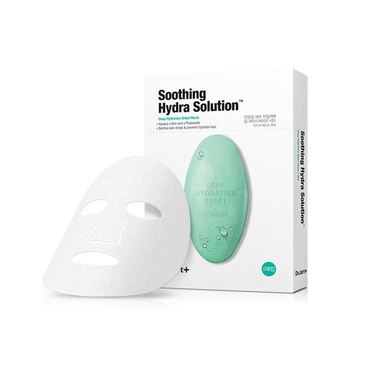 Dr.Jart+ Dermask Water Jet Soothing Hydra Solution Deep Hydration Sheet Mask (5 Sheets)