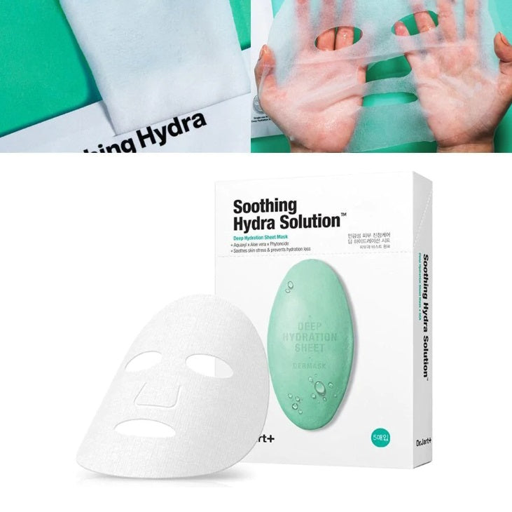 Dr.Jart+ Dermask Water Jet Soothing Hydra Solution Deep Hydration Sheet Mask (5 Sheets)