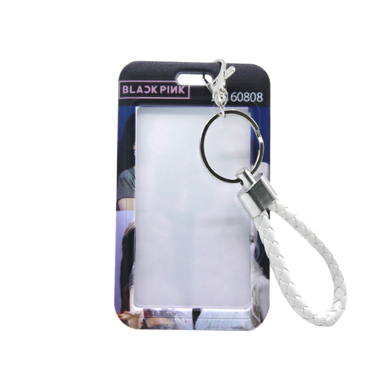 K-pop idol B pink Photocard Holder Keychain – Card Protector Case & Leather Keychain, Credit Card & ID Protection