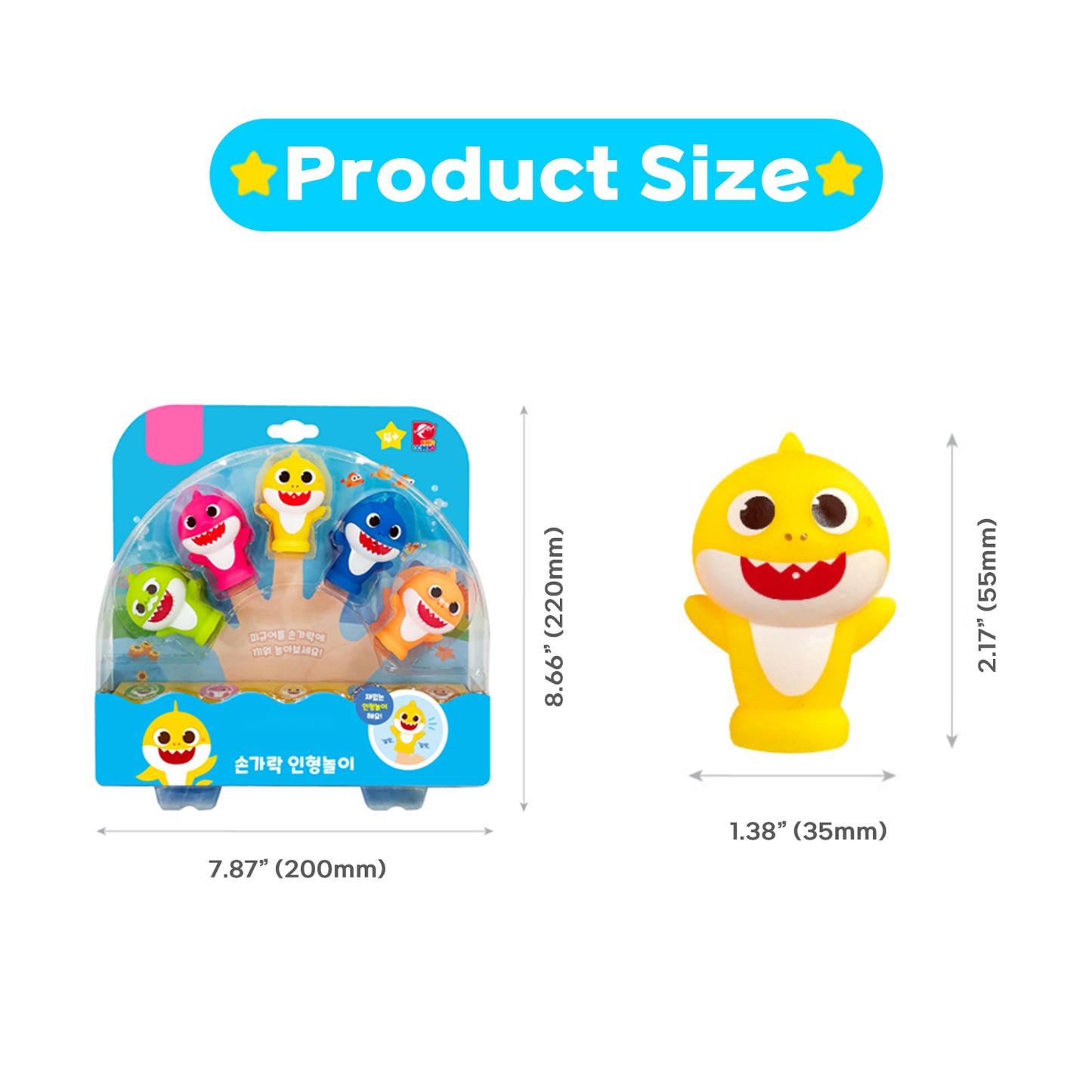 Finger Puppets 5-Pack – Fun Hand Puppet Toys for Toddlers and Young Children