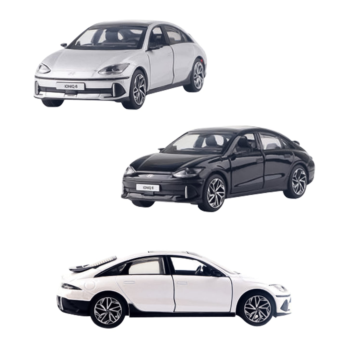 Hyundai Motors IONIQ 6 Mini Diecast 1:38 Scale Miniature Display