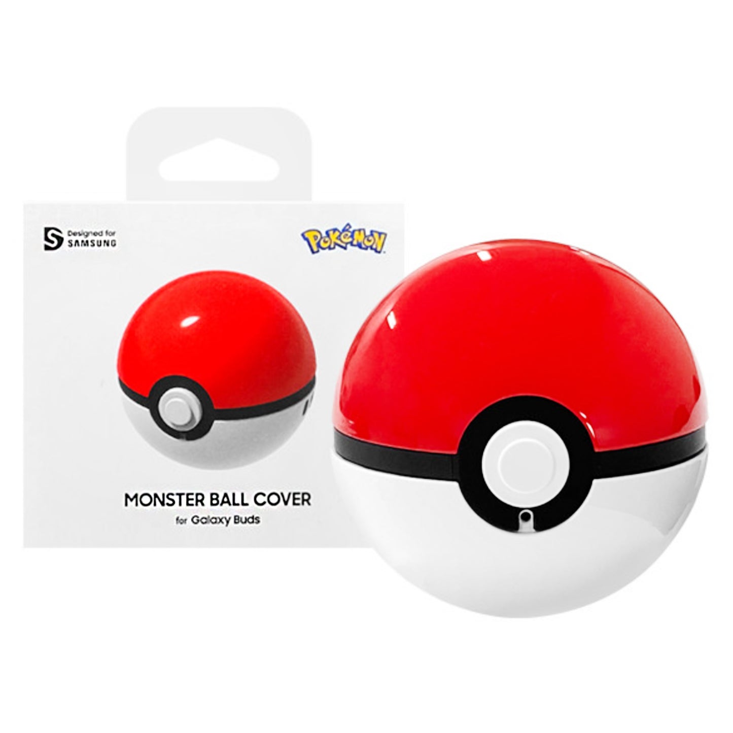 Pokemon Poke Ball Case Compatible with Samsung Galaxy Buds2/Pro/Live/FE