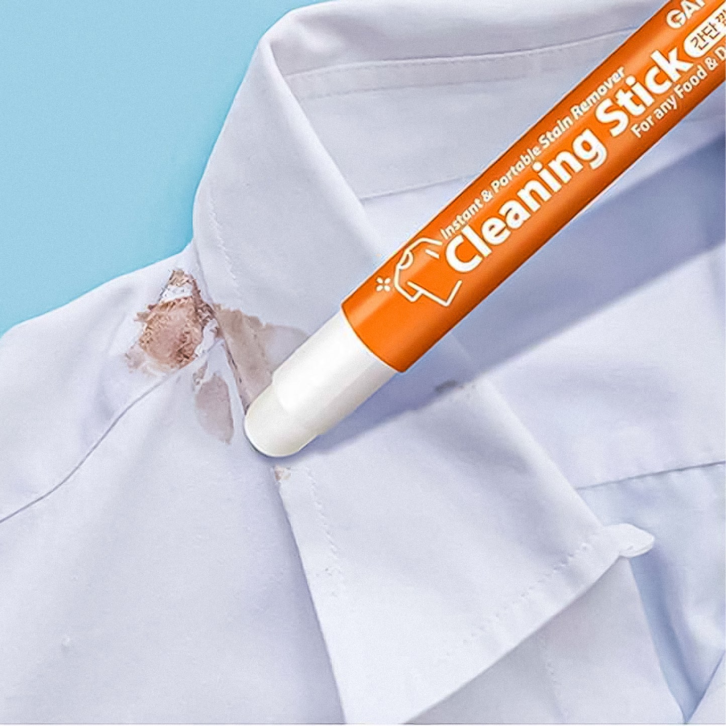 Mungyo Simple Clean Stick Portable Cleaner – Instant Removal of Food & Beverage Stains, Easy-to-Use, Travel-Friendly Stain Removal Stick