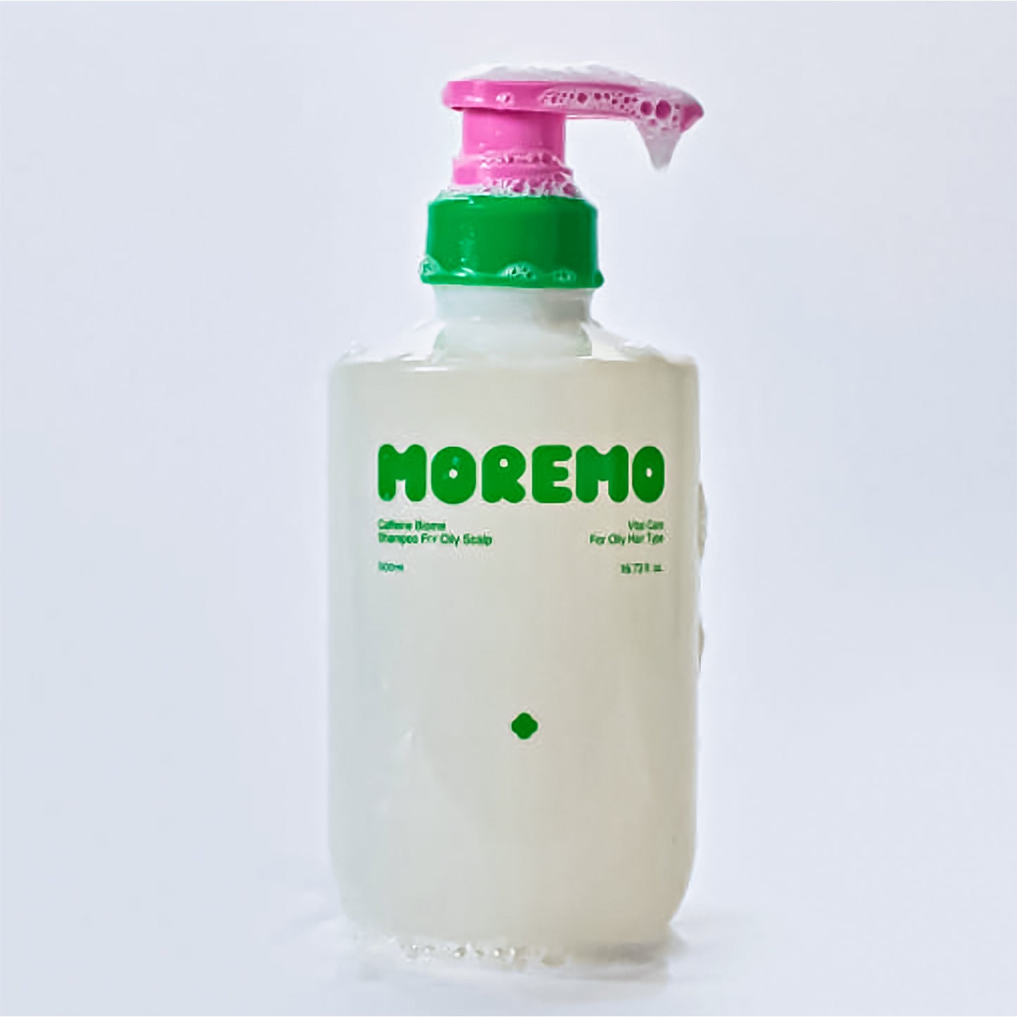 Moremo Caffeine Biome Shampoo 500ml  Oily Hair, Mildly Acidic, Hair Loss Prevention, Scalp Cleansing