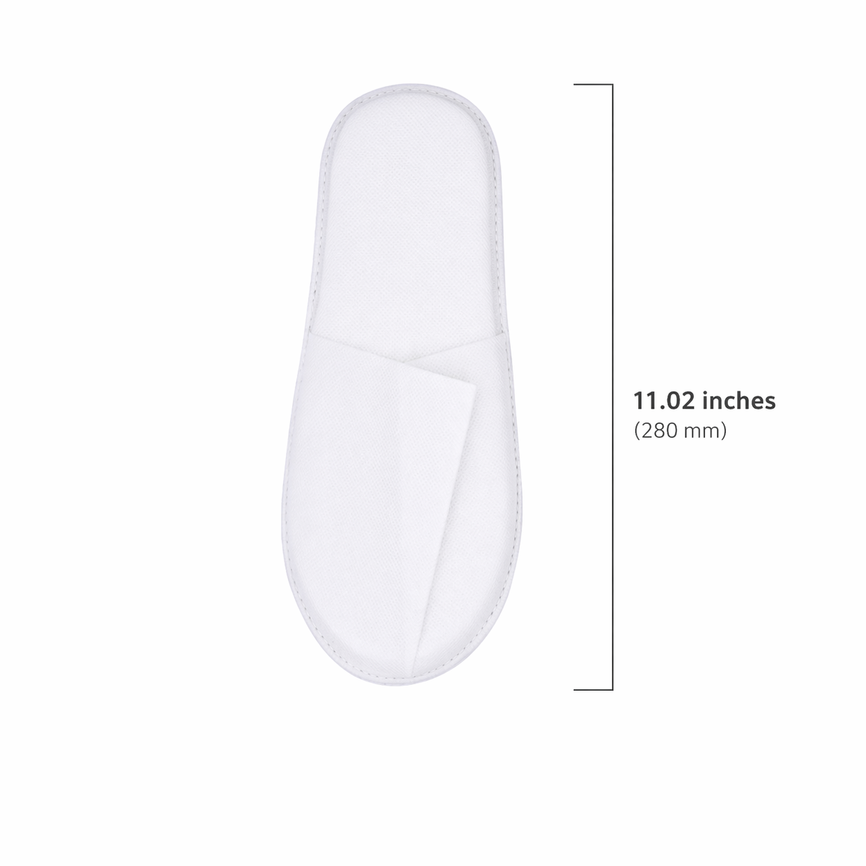 Disposable Slippers 4 Pairs, Hotel Guest Slippers Closed Toe for Spa, Airbnb, Travel, Hospitality Use