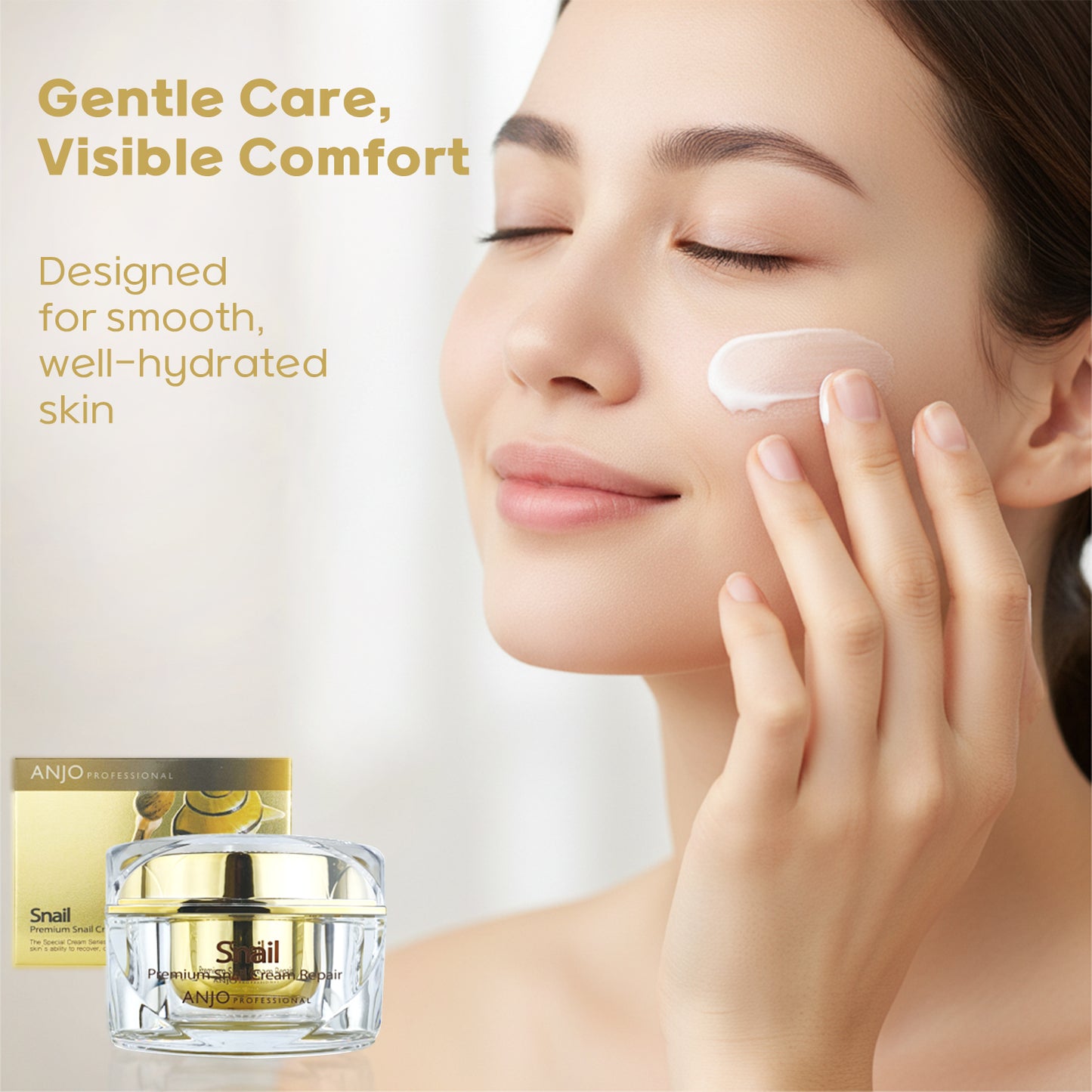 ANJO Premium Snail Moisturizing Cream 50ml – Hydrating Daily Skincare
