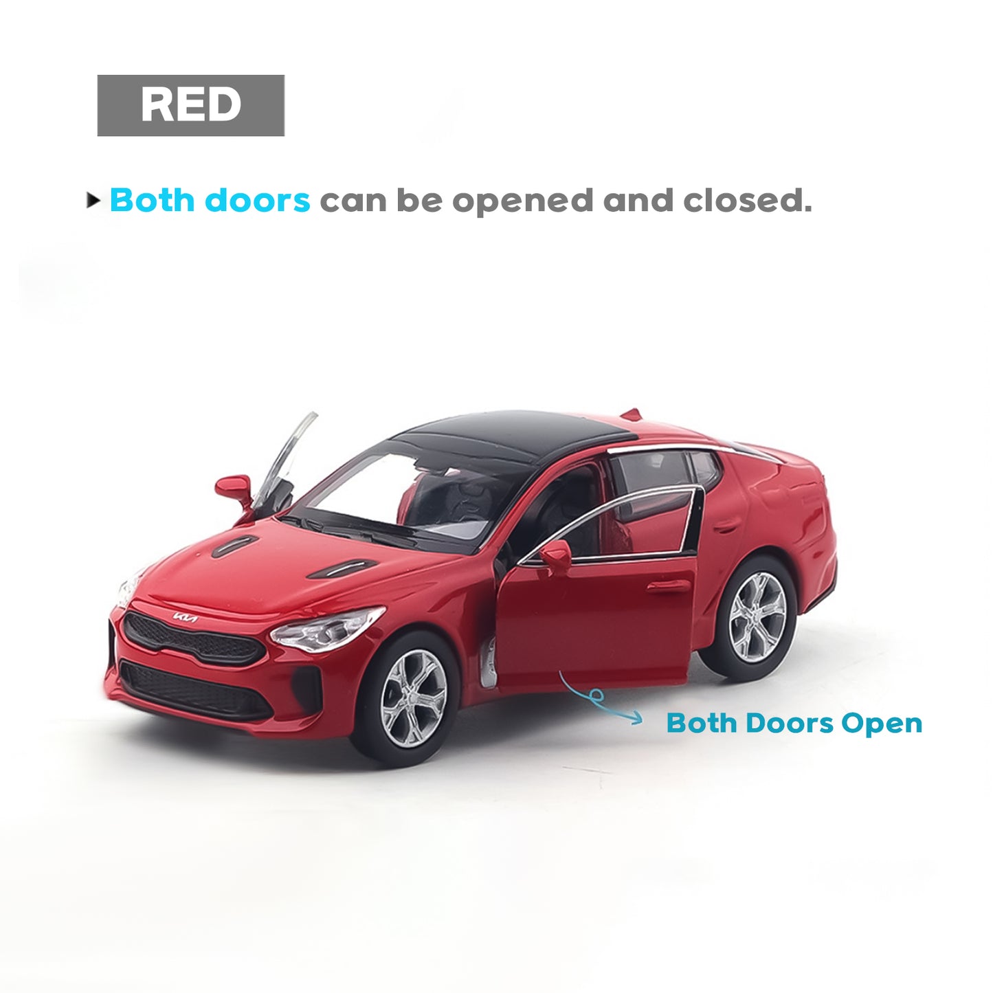 KIA Motors Car Stinger Mini Diecast 1:38 Scale Miniature Display Toy