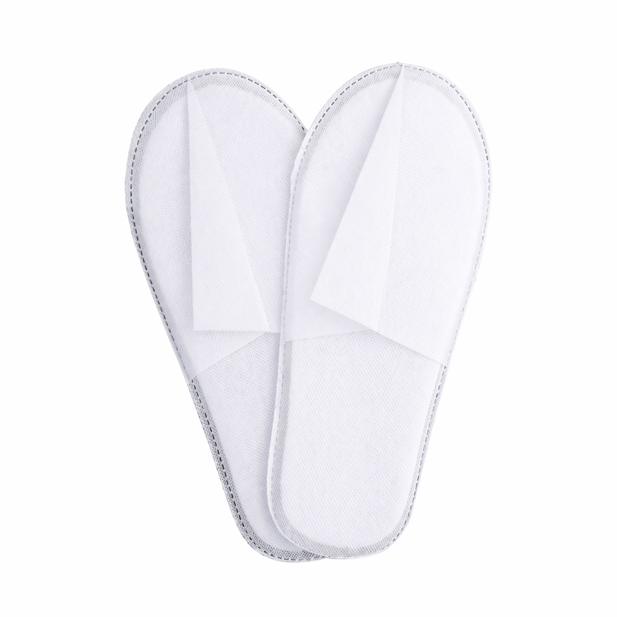 Disposable Slippers 4 Pairs, Hotel Guest Slippers Closed Toe for Spa, Airbnb, Travel, Hospitality Use