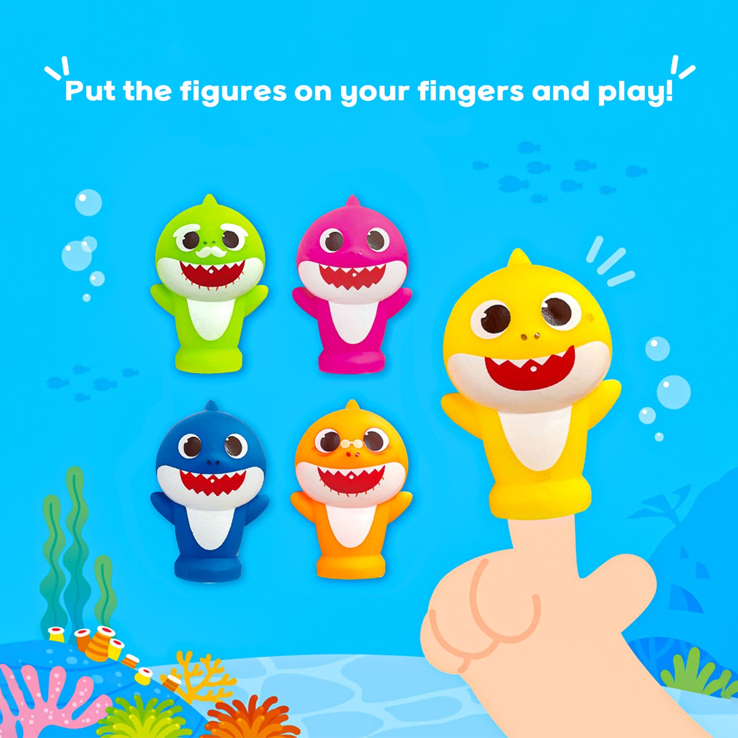 Finger Puppets 5-Pack – Fun Hand Puppet Toys for Toddlers and Young Children