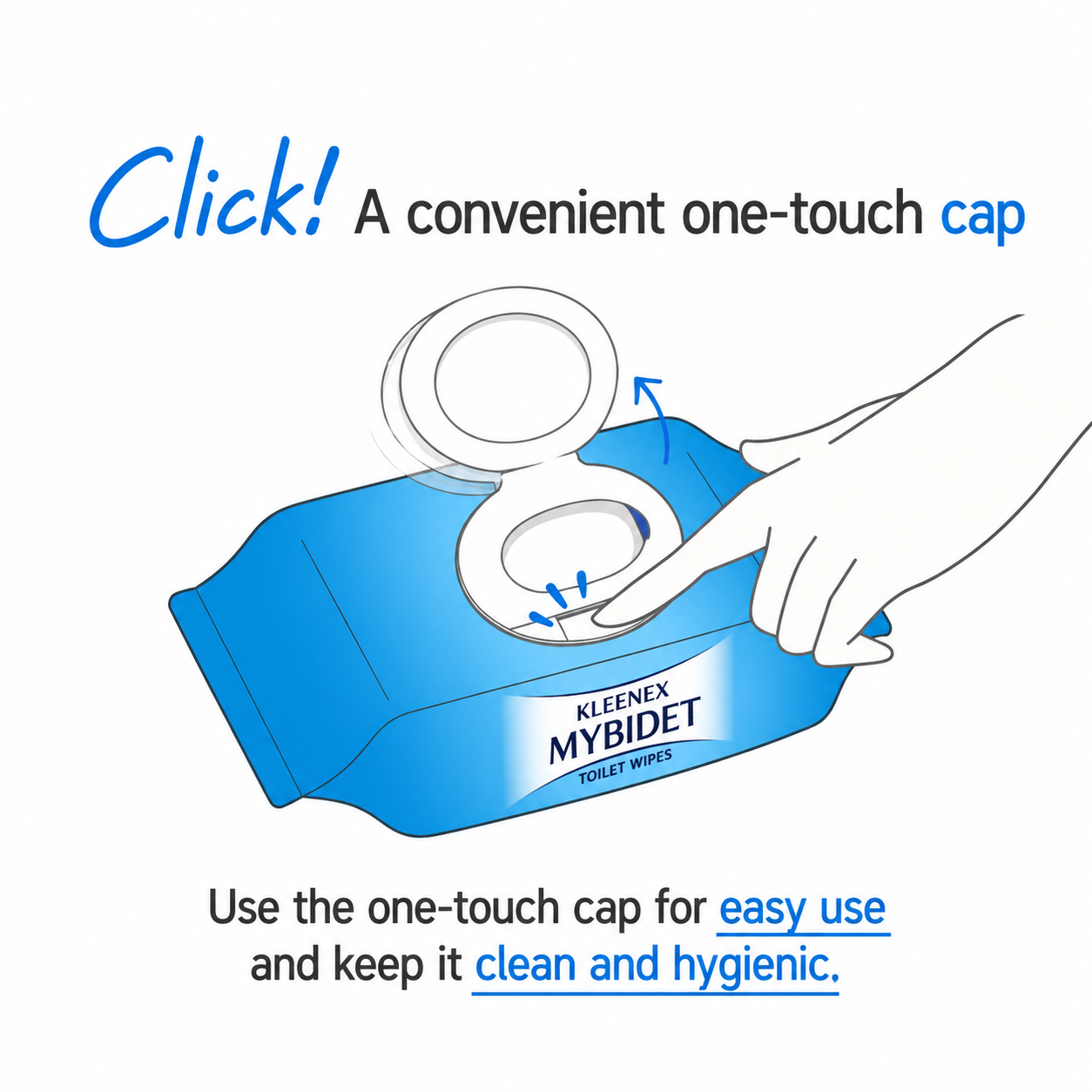 My Bidet Wet Wipes, 46 Count (Pack of 4), Gentle Cleansing Toilet Wipes, Suitable for Toilet Use, Travel Friendly, Personal Hygiene Wipes