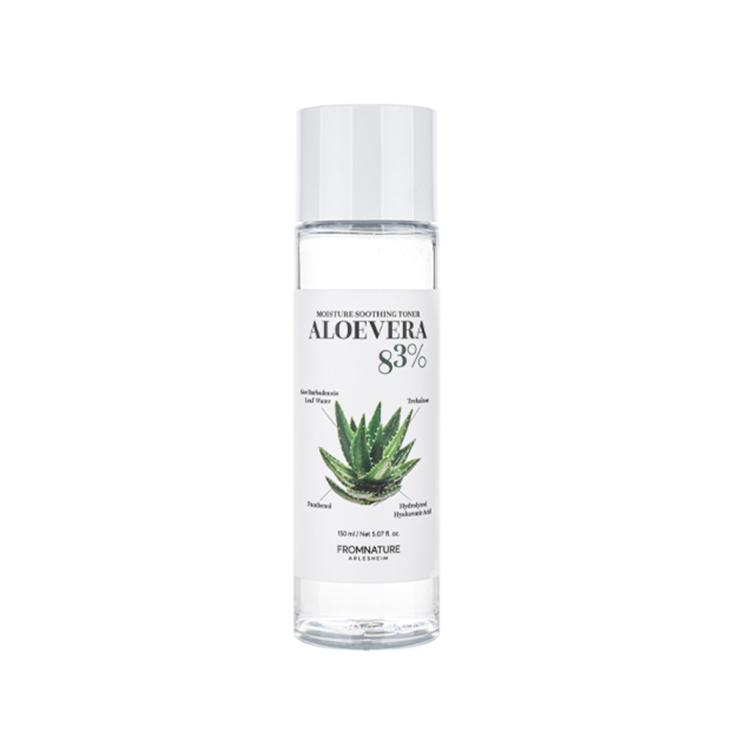 FROMNATURE ARLESHEIM Aloe Vera Moisture Soothing Toner 150ml - Hydrating & Nourishing with Hyaluronic Acid