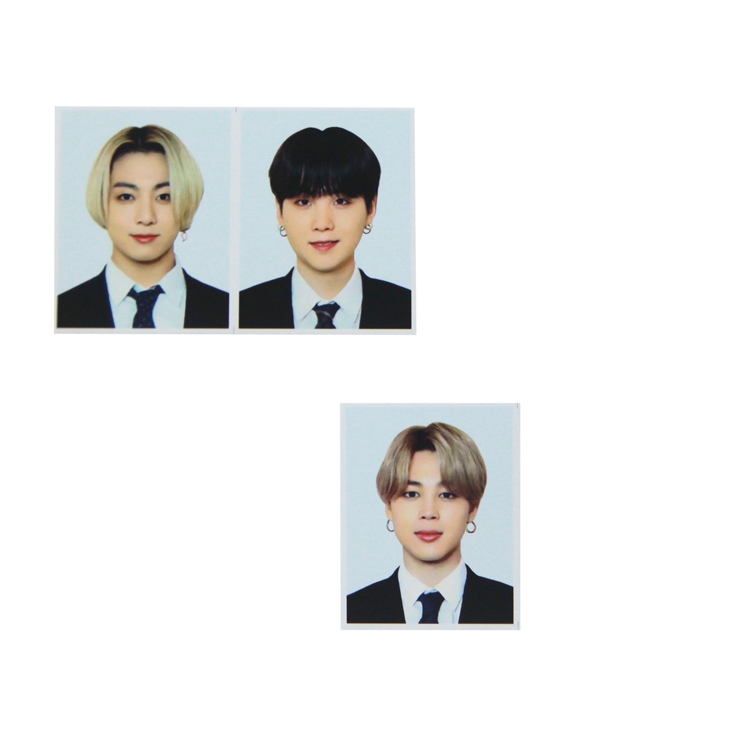 K-Pop Idol ID Photo Card Collection with Tin Case – Includes Decorative Sticker for Credit Card Front