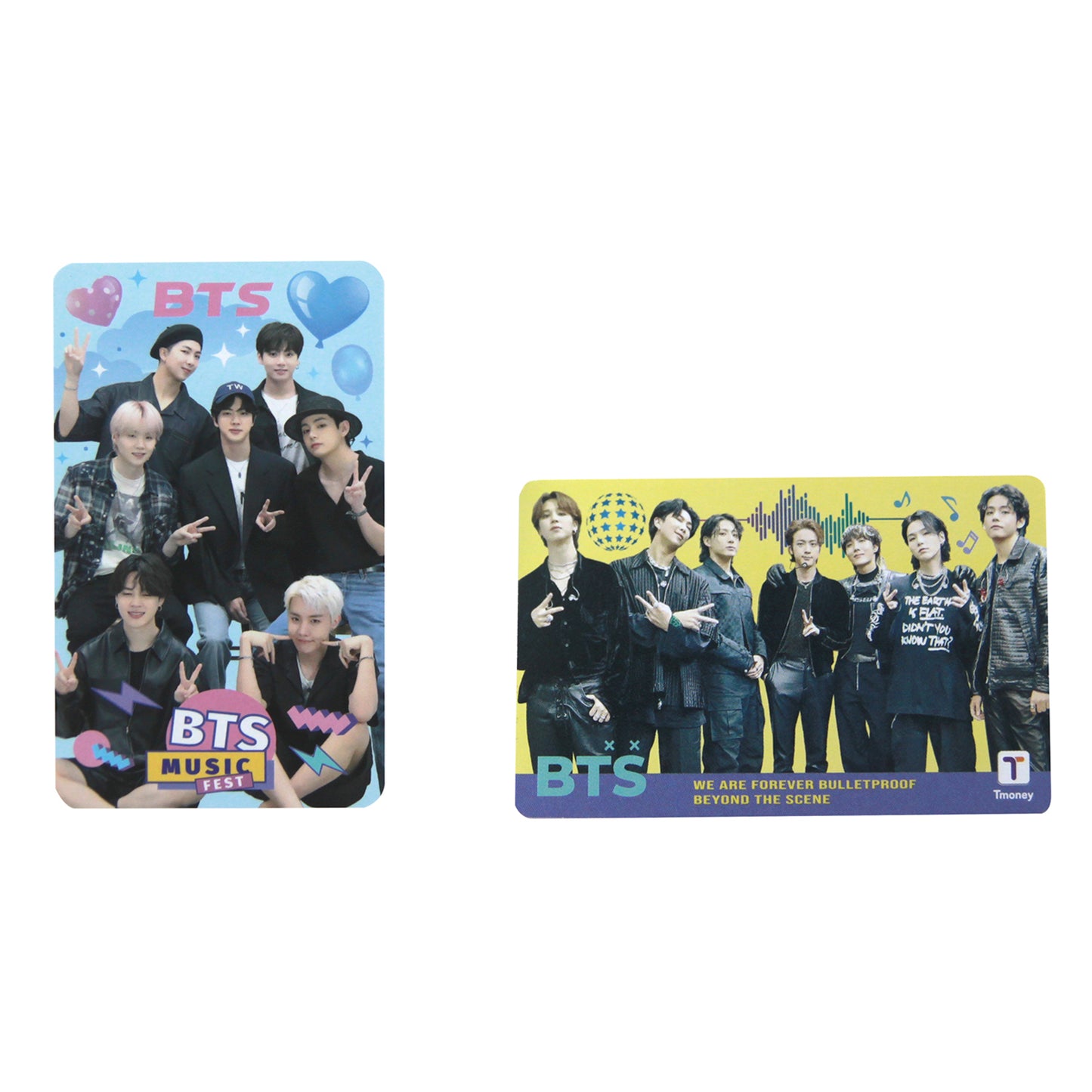 K-Pop Idol ID Photo Card Collection with Tin Case – Includes Decorative Sticker for Credit Card Front