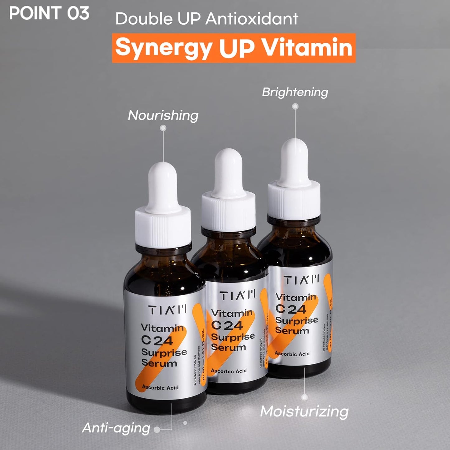 TIAM Vitamin C24 Surprise Serum (30ml 1.01fl oz.) Facial Skin Care