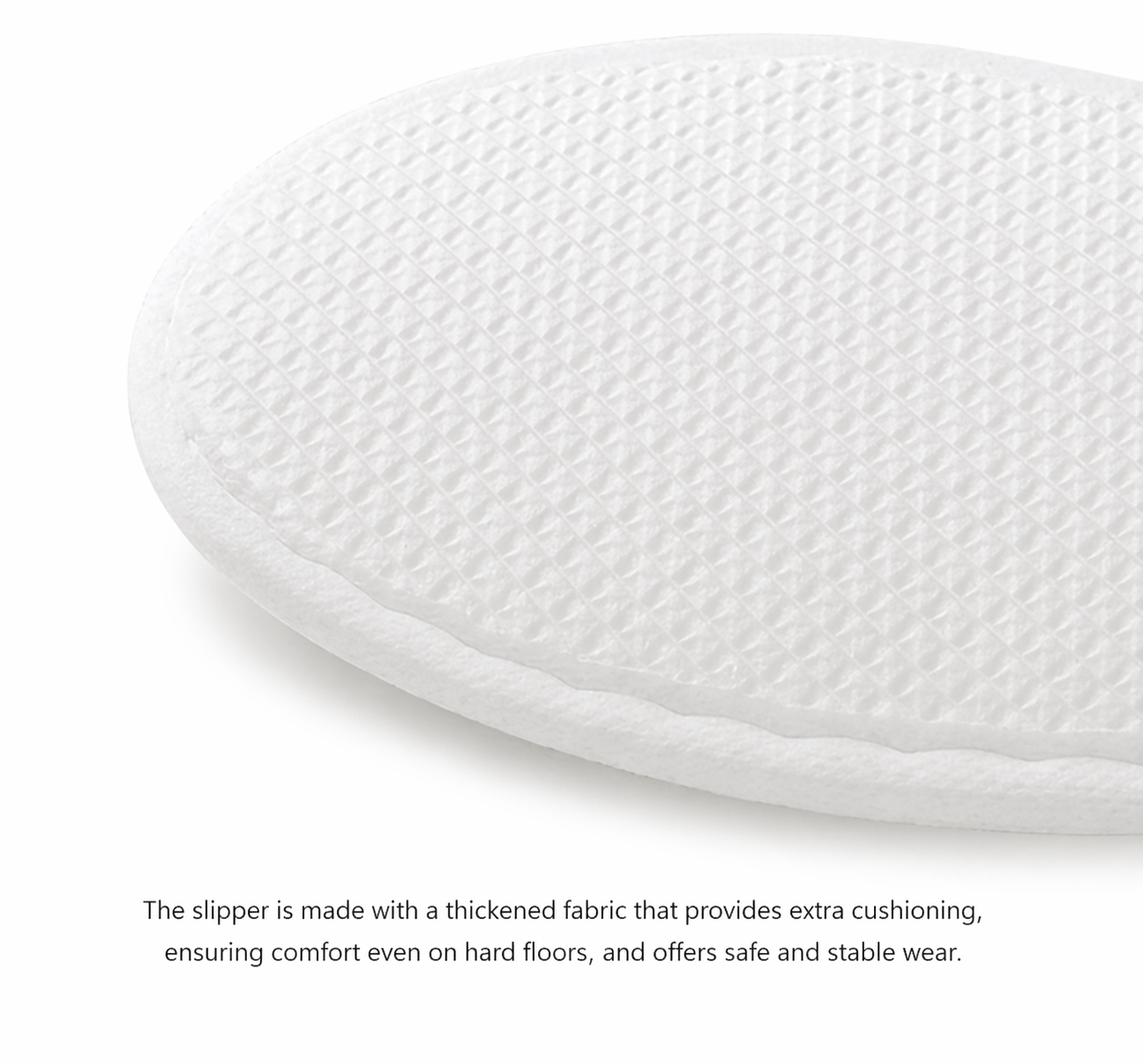 Disposable Slippers 4 Pairs, Hotel Guest Slippers Closed Toe for Spa, Airbnb, Travel, Hospitality Use