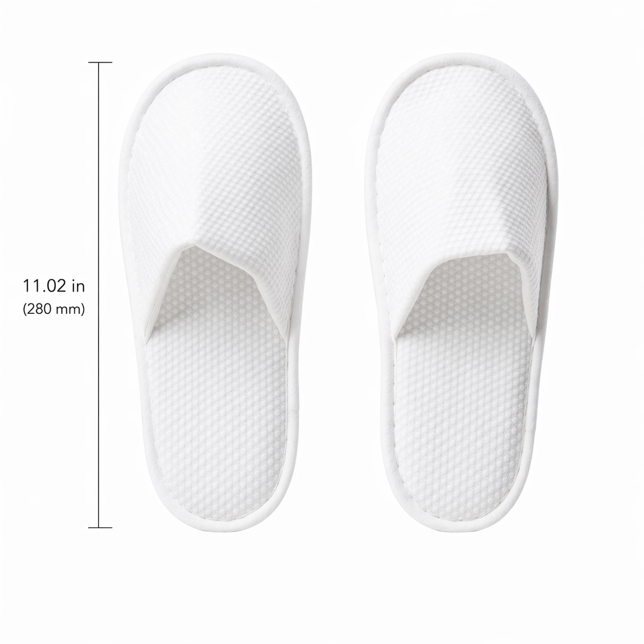 Disposable Slippers 4 Pairs, Hotel Guest Slippers Closed Toe for Spa, Airbnb, Travel, Hospitality Use