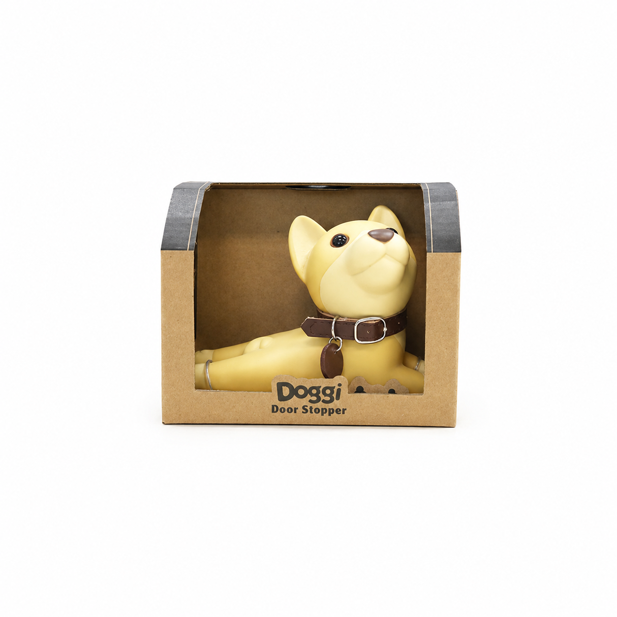 Dog Door Stopper Wedge, Non-Slip Door Stop, Prevents Door Slamming, Cute Puppy Door Stop for Home, Office, Bedroom