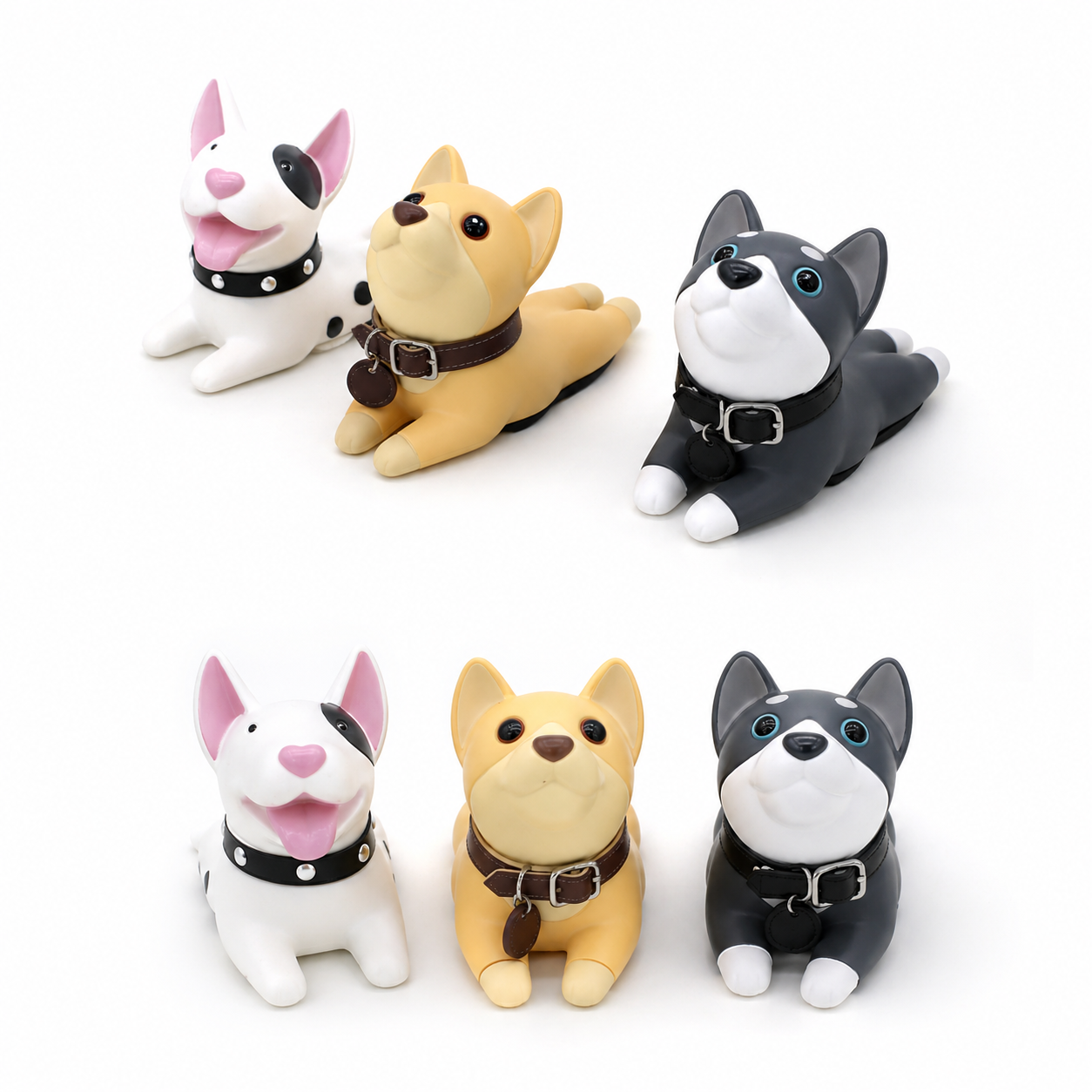Dog Door Stopper Wedge, Non-Slip Door Stop, Prevents Door Slamming, Cute Puppy Door Stop for Home, Office, Bedroom