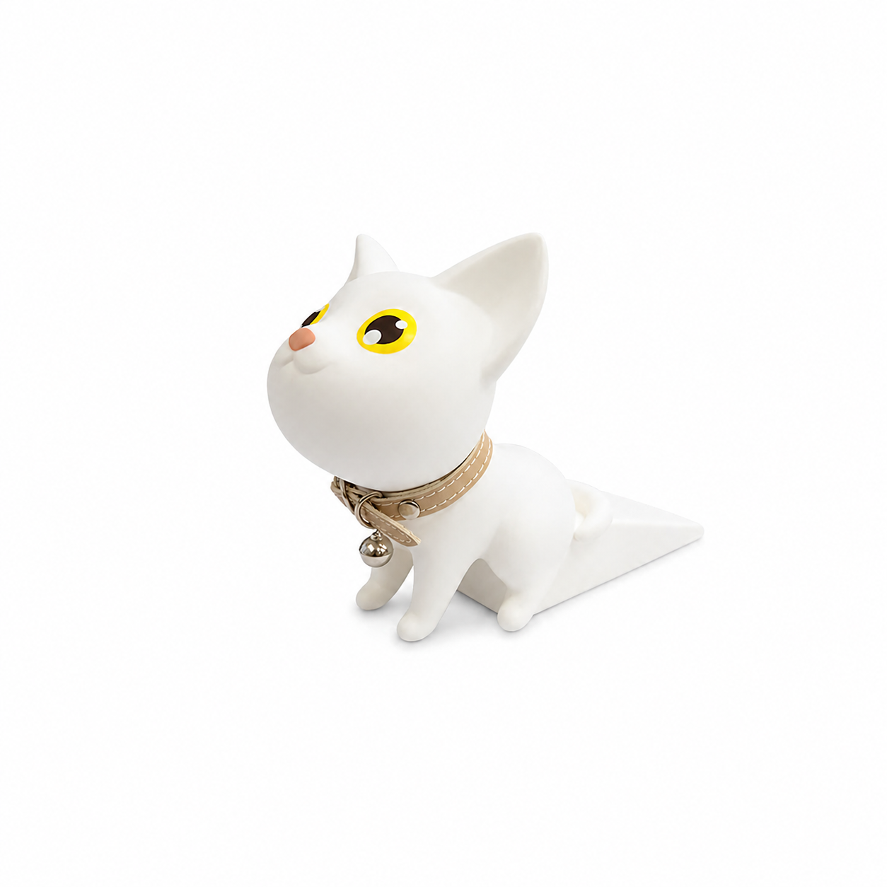 Cat Door Stopper, Anti-Slip Door Wedge, Prevents Door Slamming, Cute Animal Design for Home or Office
