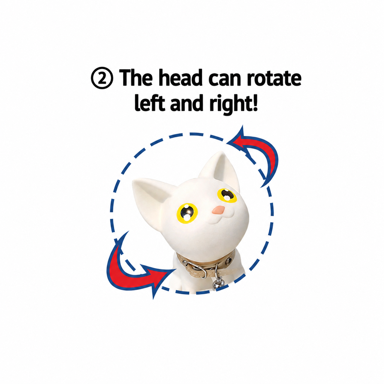 Cat Door Stopper, Anti-Slip Door Wedge, Prevents Door Slamming, Cute Animal Design for Home or Office