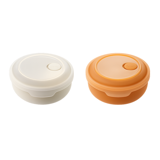 Sillymann Easy View Silicone Soup Container 16.9 oz (500ml) - Stackable Food Storage Container for Freezer & Microwave