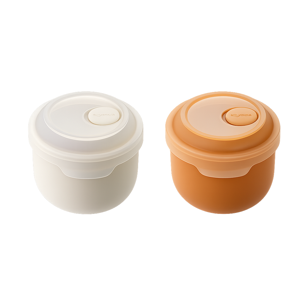 Sillymann Easy View Silicone Rice Container 11.8 oz (350ml) - Stackable Food Storage Container for Freezer & Microwave