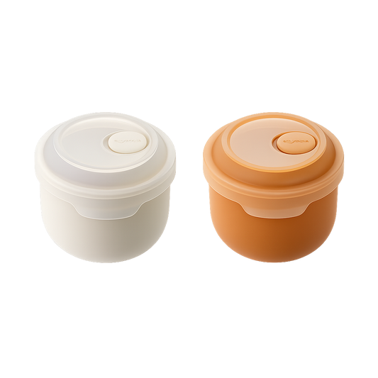 Sillymann Easy View Silicone Rice Container 11.8 oz (350ml) - Stackable Food Storage Container for Freezer & Microwave