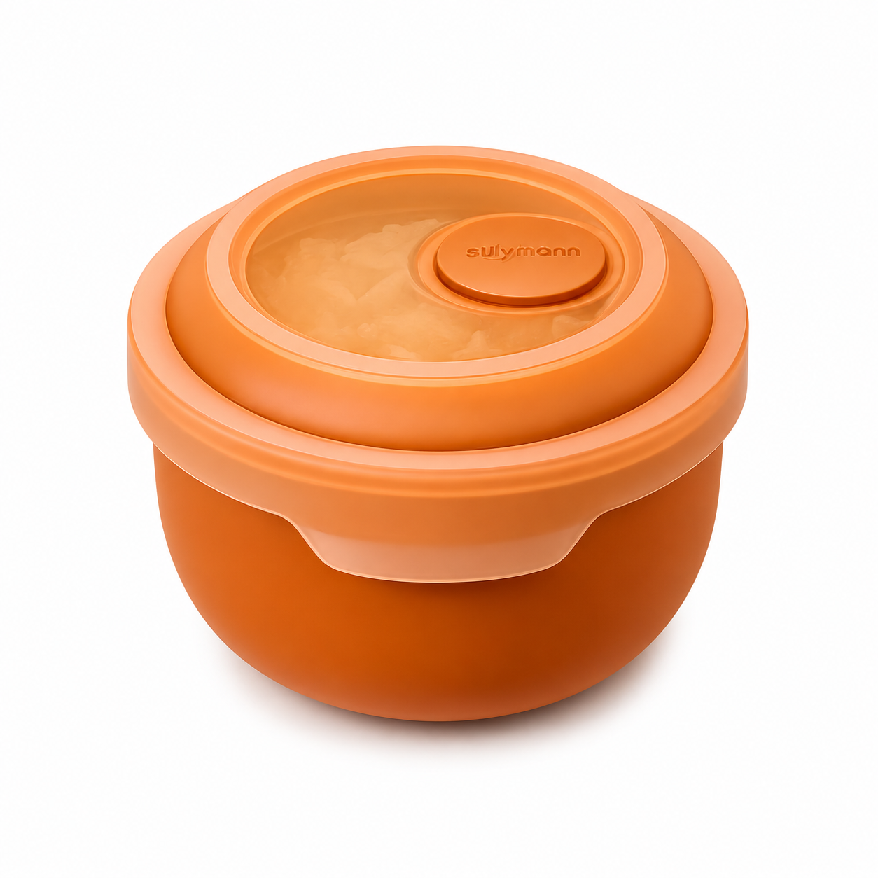 Sillymann Easy View Silicone Food Container 8.1 oz (240ml) - Flexible Stackable Storage Container for Everyday Meals