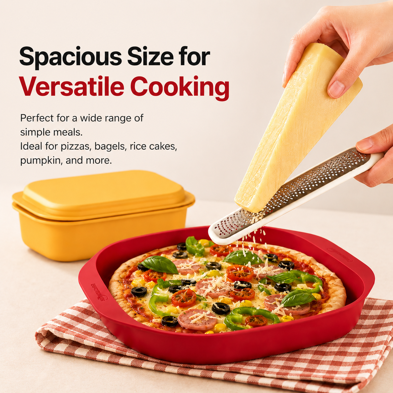 Sillymann Platinum Silicone Microwave Steamer Dish, Large Silicone Food Cooker, Dishwasher Safe & Heat Resistant
