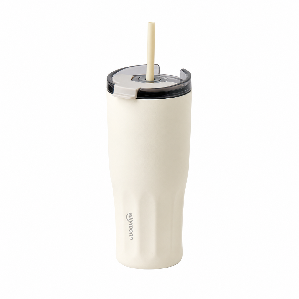 Sillymann Harmony Straw Tumbler 20oz (600ml), Vacuum Insulated Stainless Steel, Flip Lid