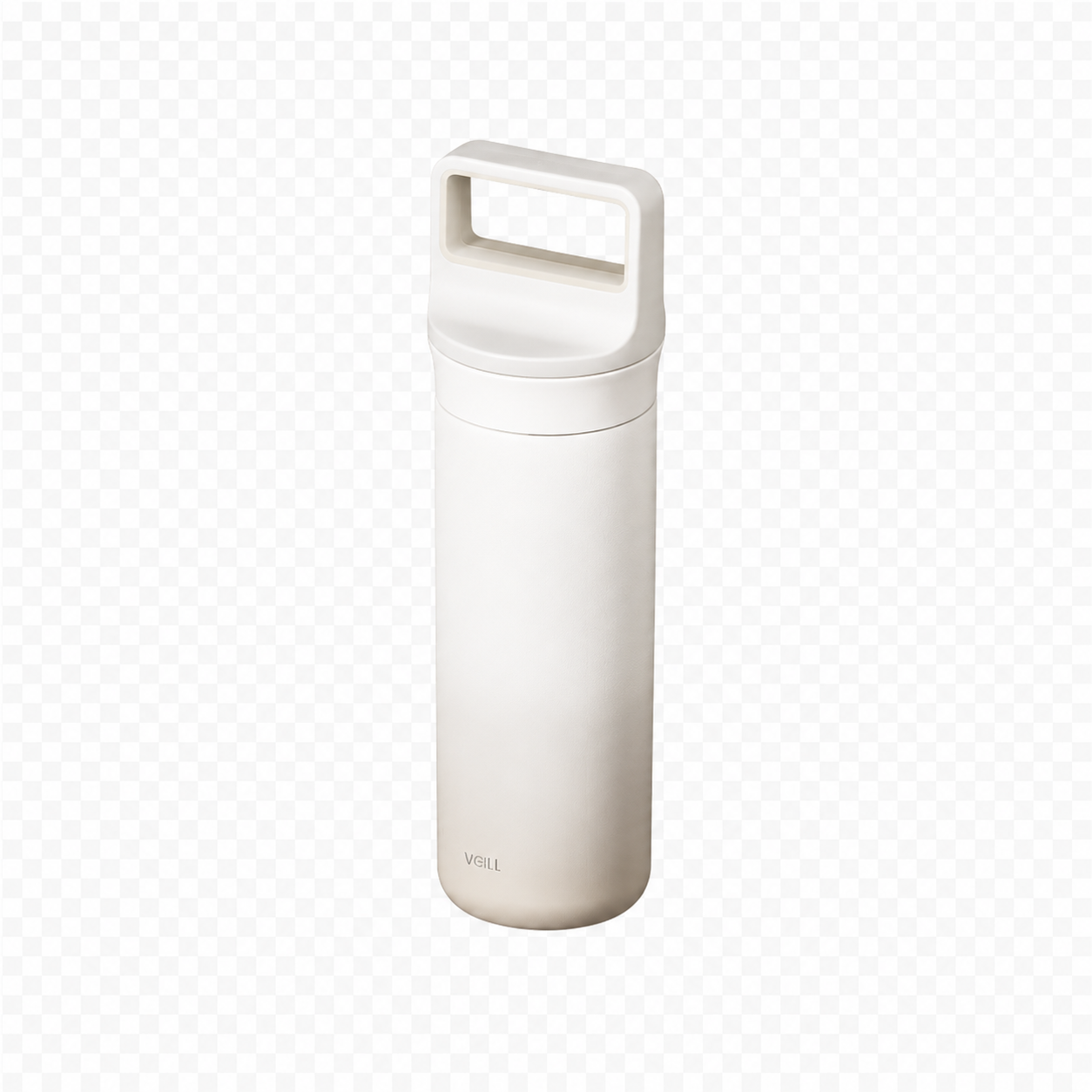 Sillymann Daymate Slim Tumbler 18.6 oz, Vacuum Insulated Stainless Steel Travel Mug with Handle, Straw & Sip Lid