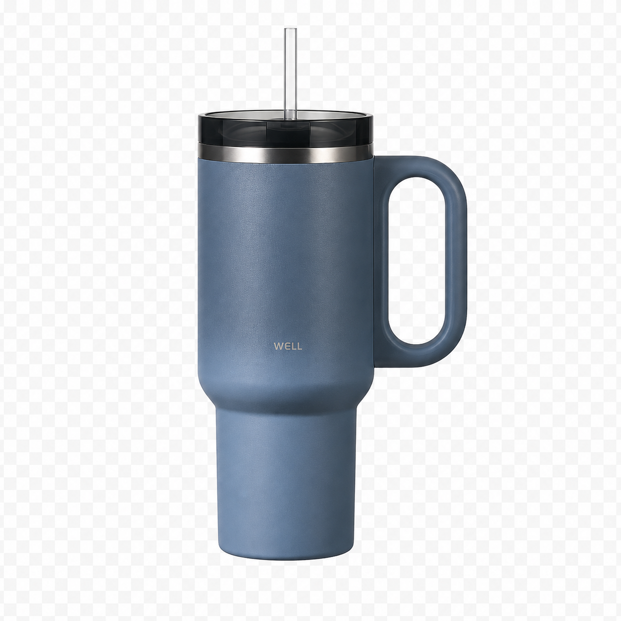 Sillymann Well Tumbler Pro 34.5 oz Large Capacity Tumbler, Vacuum Insulated Stainless Steel Travel Mug with Handle, Straw & Sip Lid