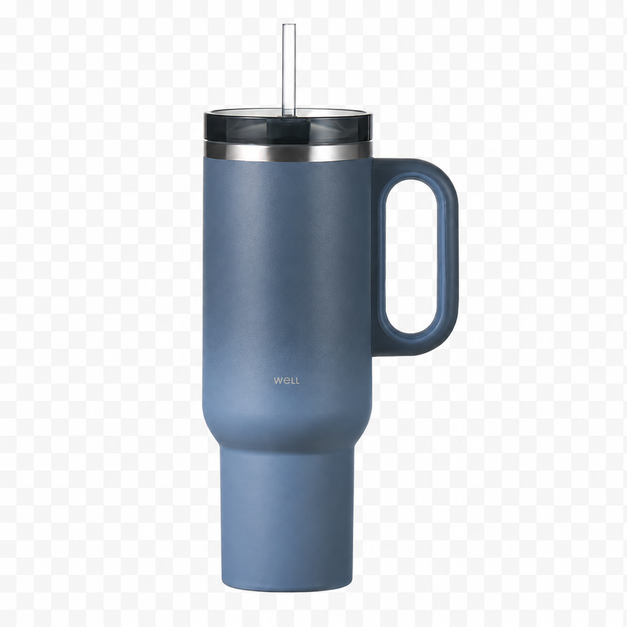 Sillymann Well Tumbler Pro 40.6 oz Large Capacity Tumbler, Vacuum Insulated Stainless Steel Travel Mug with Handle, Straw & Sip Lid