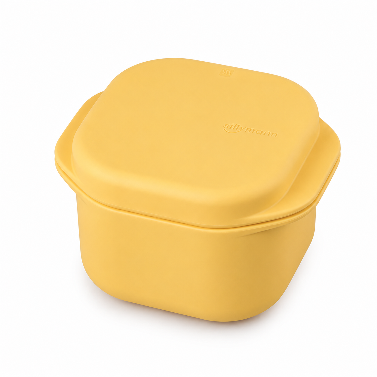 Sillymann Platinum Silicone Steamer Pot, 30 oz Food Steamer with Lid, Microwave, Oven & Air Fryer Safe