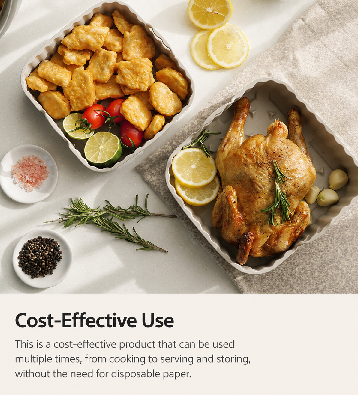 Sillymann Harmony 8 Inch Square Silicone Air Fryer Liner, Reusable Silicone Air Fryer Pot with Raised Base Design, Dishwasher Safe (Large)
