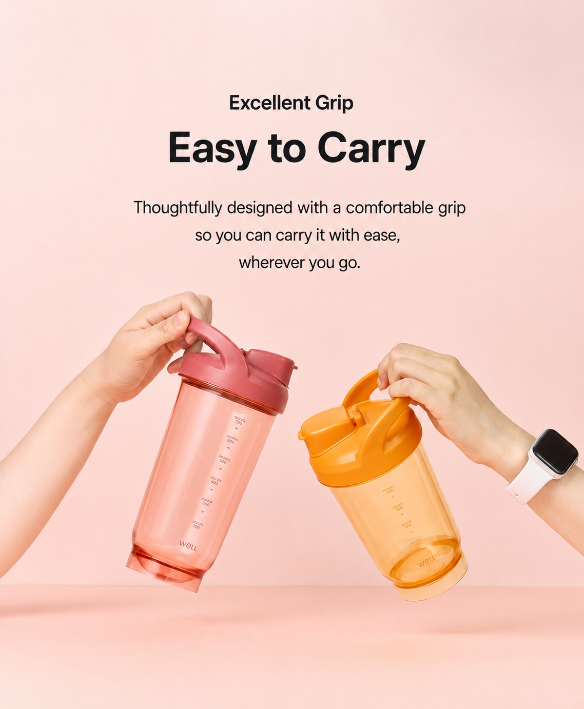 Sillymann Athleisure Shaker Bottle 17oz (500ml) with TetraMix Blender, Leakproof Design, Easy Clean