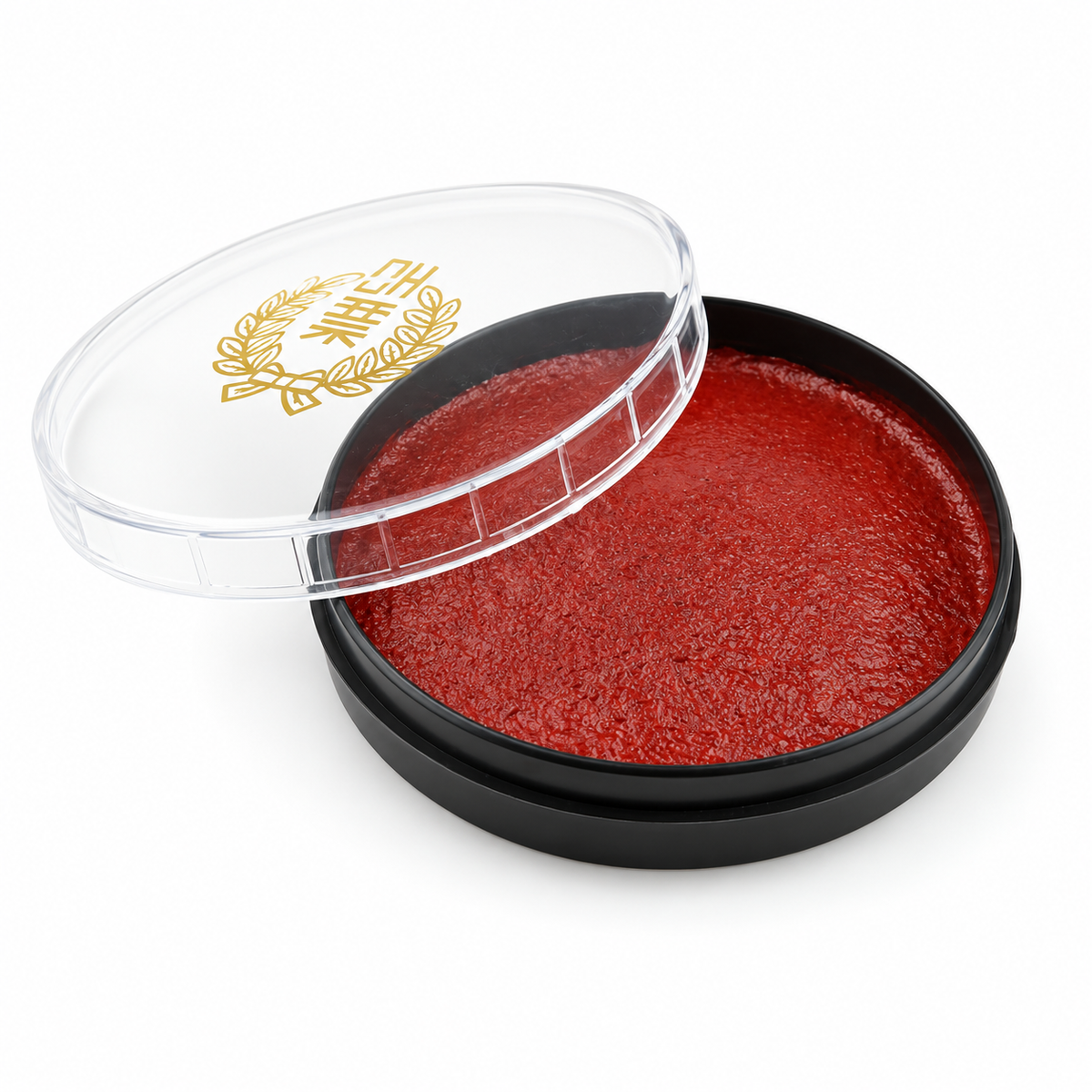 MAEPYO Traditional Korean Seal Ink Pad, Small, Burgundy Red, for Dojang Name Seals and Calligraphy Stamps, 1 Count